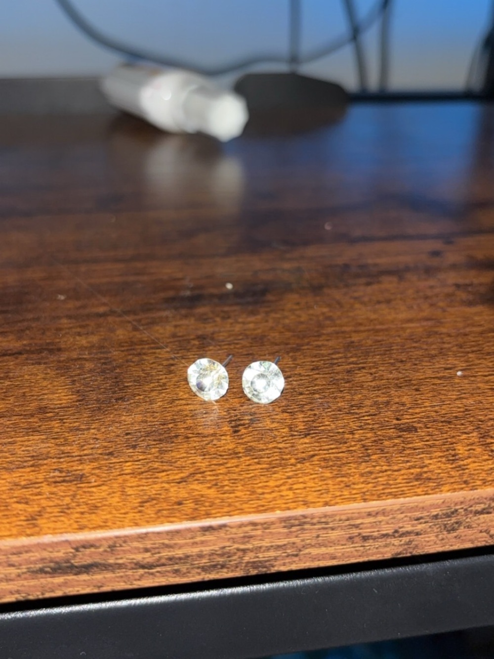 Anna Zuckerman Moissanite Diamond Stud Earrings